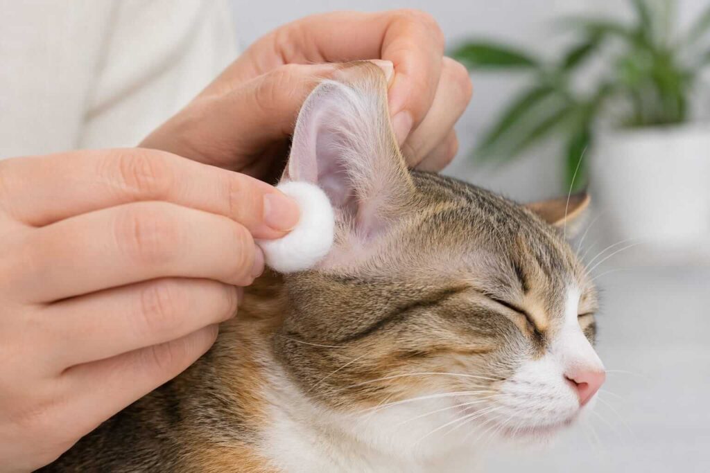 how to clean cat ears at home
safely with cotton ball gentle
ear care tips for beginners