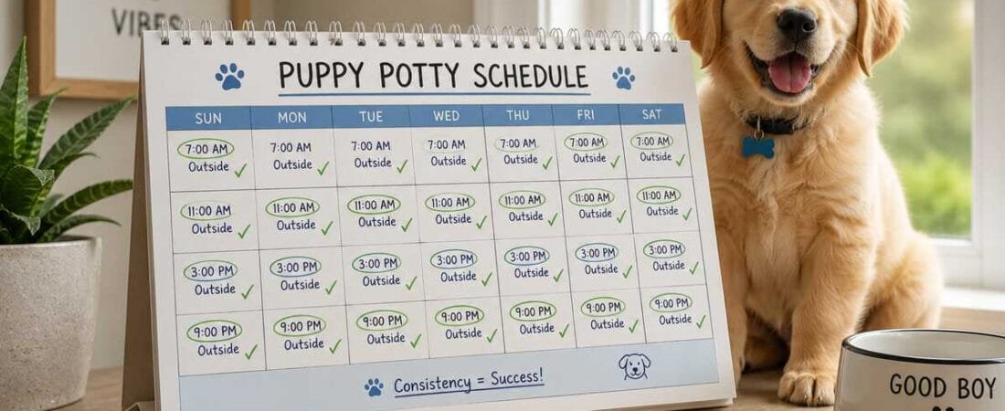 Puppy Potty Training Schedule by Age: Complete Week-by-Week Guide