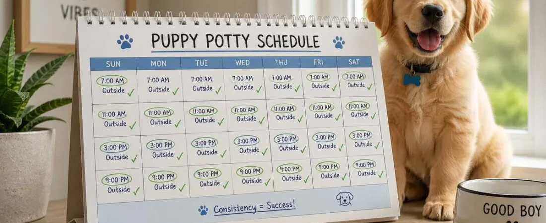 Puppy Potty Training Schedule by Age: Complete Week-by-Week Guide