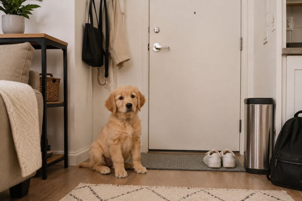 Puppy potty schedule for apartment living
