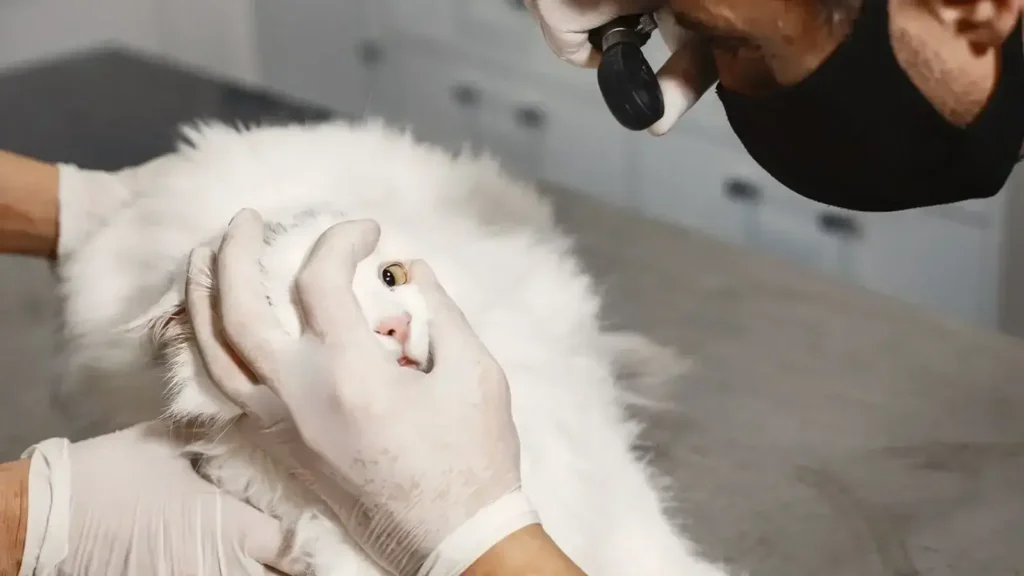 Vet checkup for a cat that chirps at birds unusually