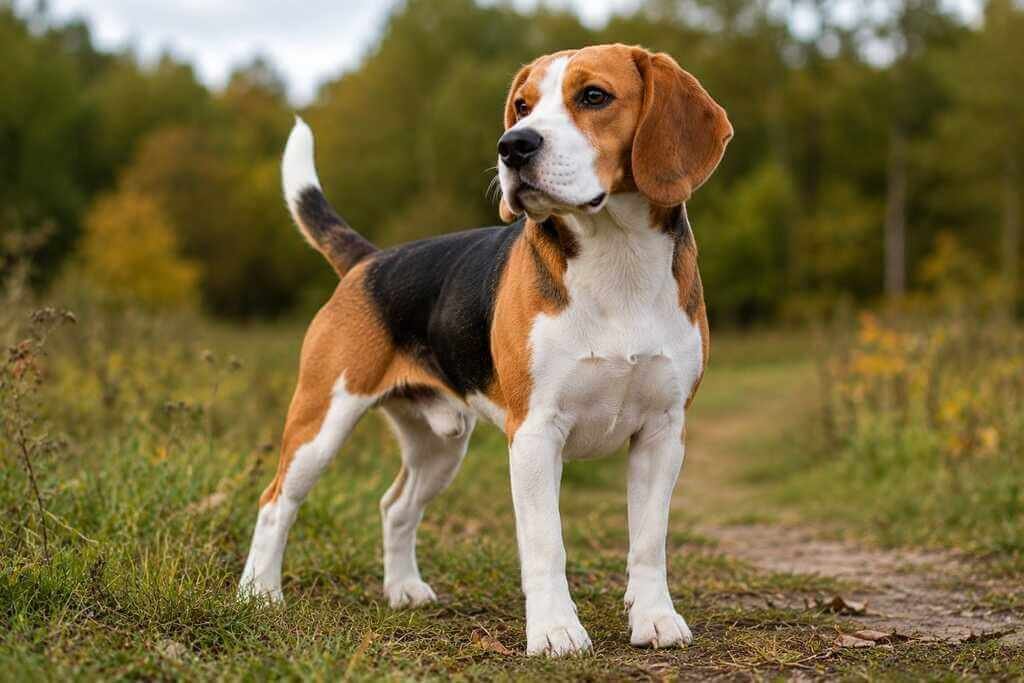 beagle adolescent puppy