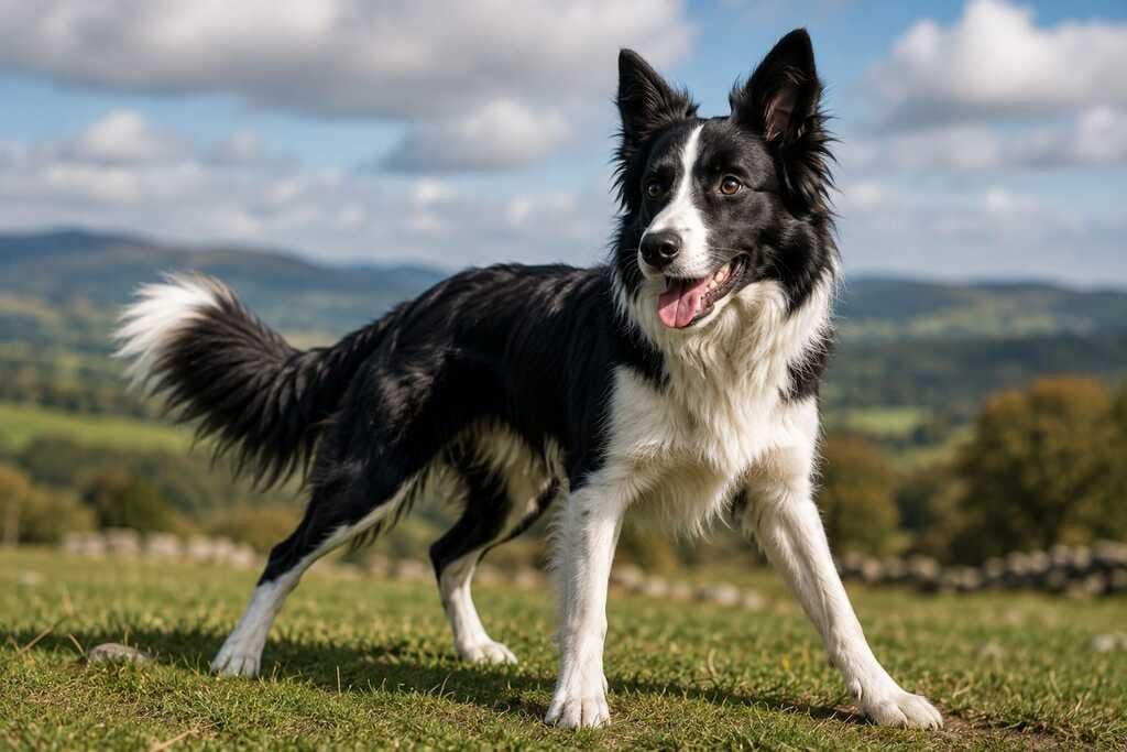 border collie puppy herding stage