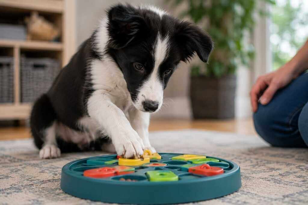 border collie puppy mental stimulation
