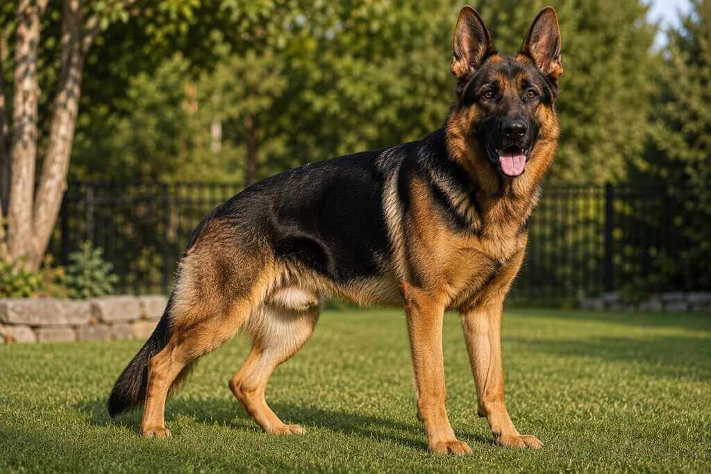 one year old german shepherd