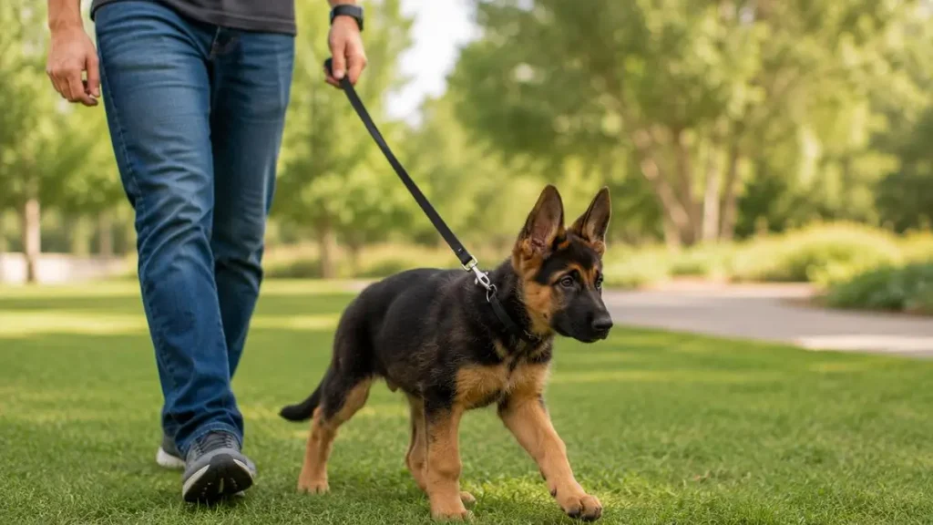 german shepherd puppy exercise guidelines