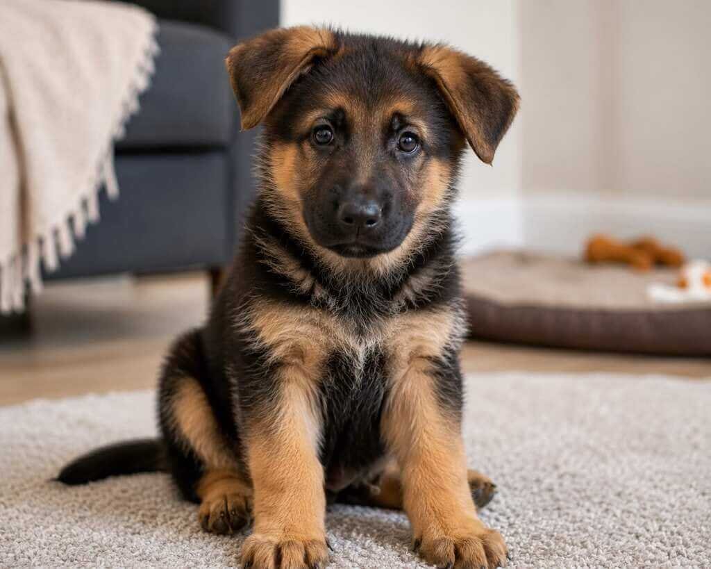 young german shepherd puppy floppy ears