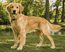 golden retriever adolescent puppy