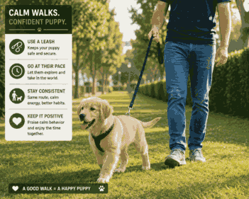 golden retriever puppy exercise