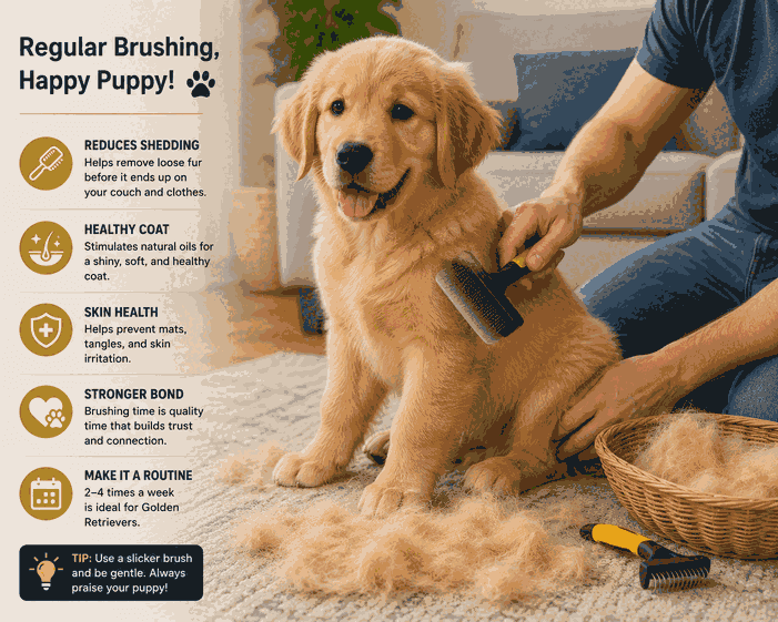 When Does a Golden Retriever Puppy Start Shedding?