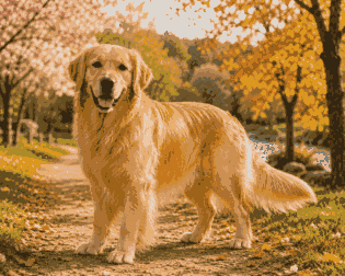 golden retriever seasonal shedding