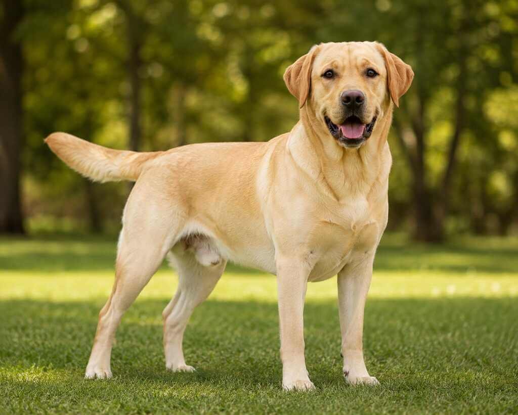 one year old labrador