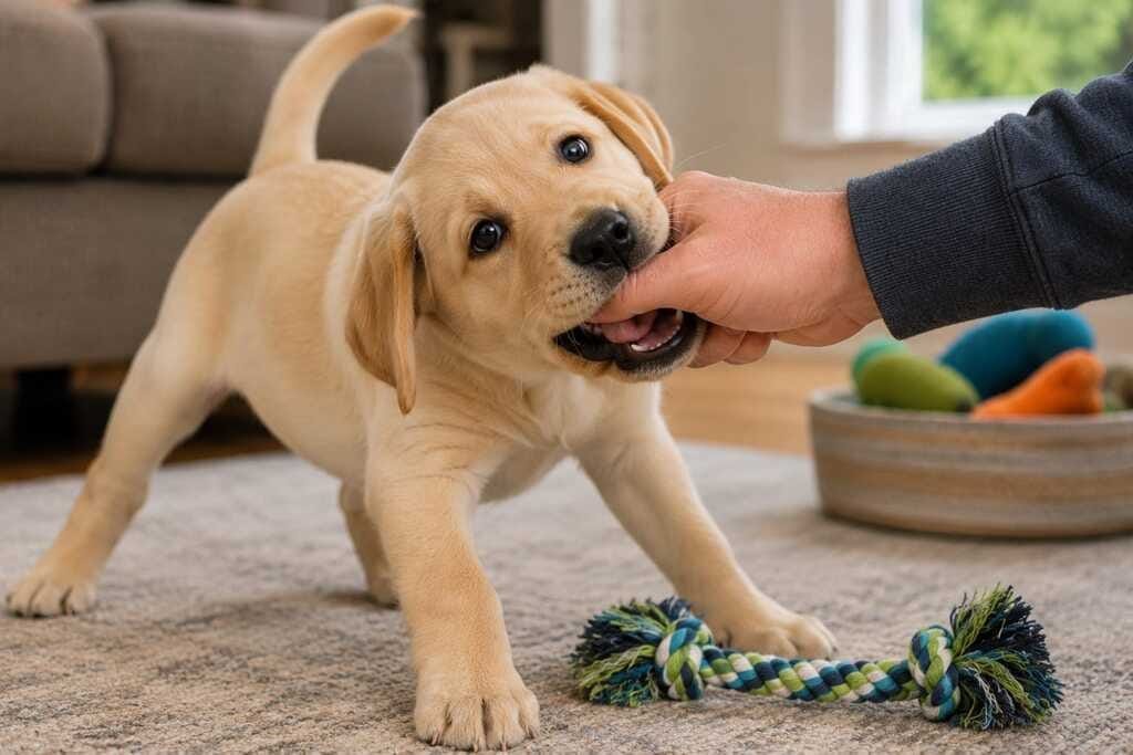 Labrador Puppy Biting Phase: How Long Does It Last?