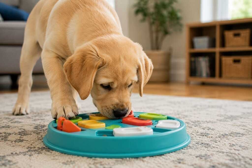 labrador puppy mental stimulation