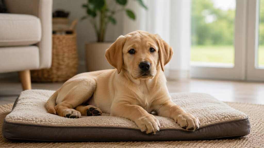 labrador puppy settle training