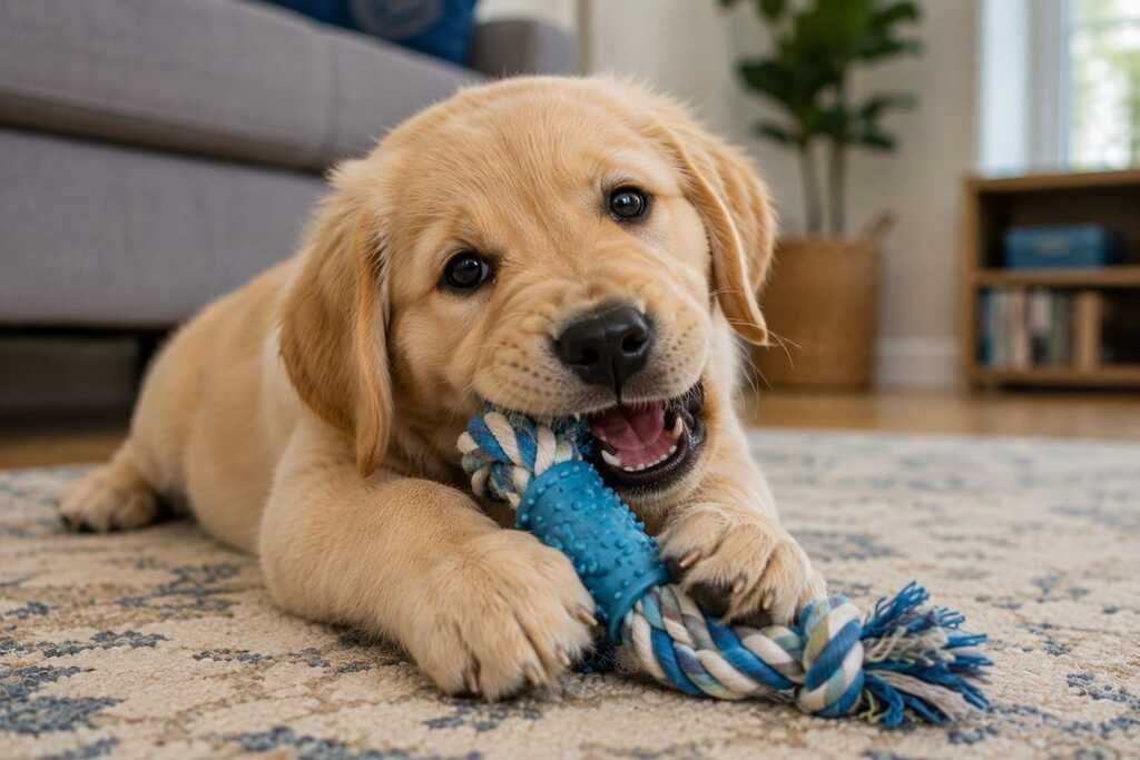 labrador puppy teething stage