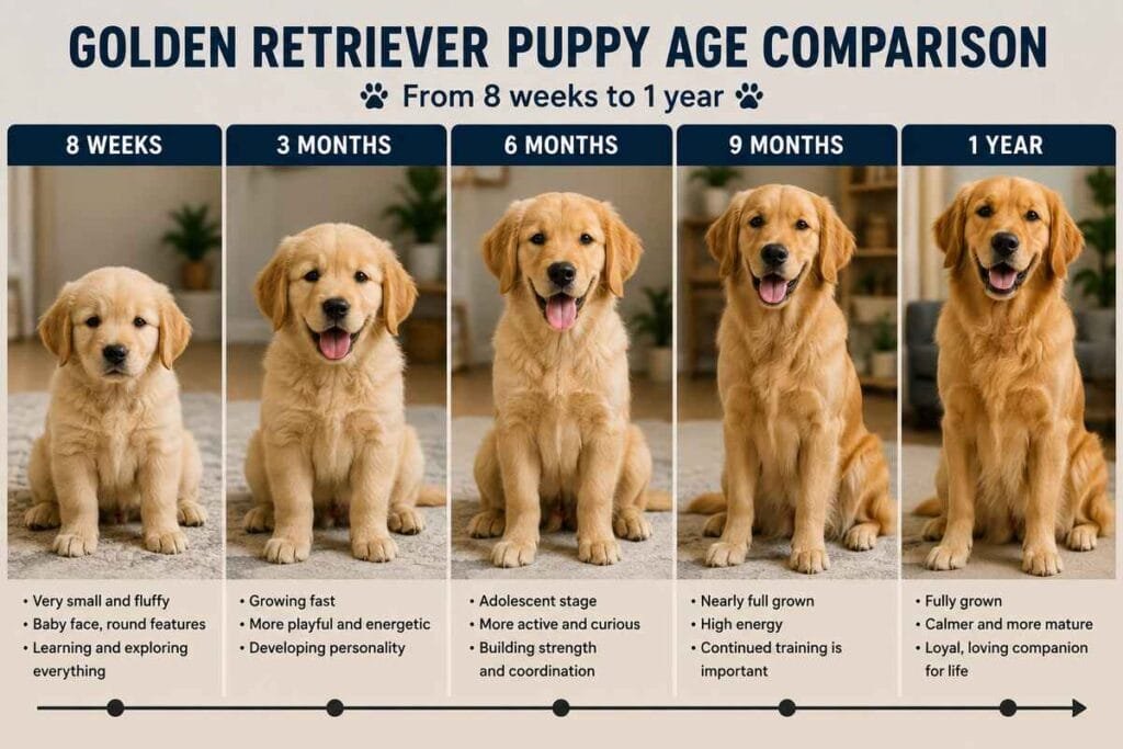 Puppy sleep schedule comparison by age