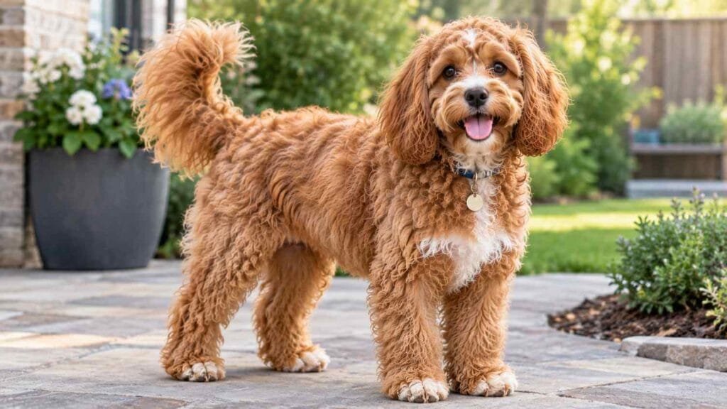 mature cavapoo puppy