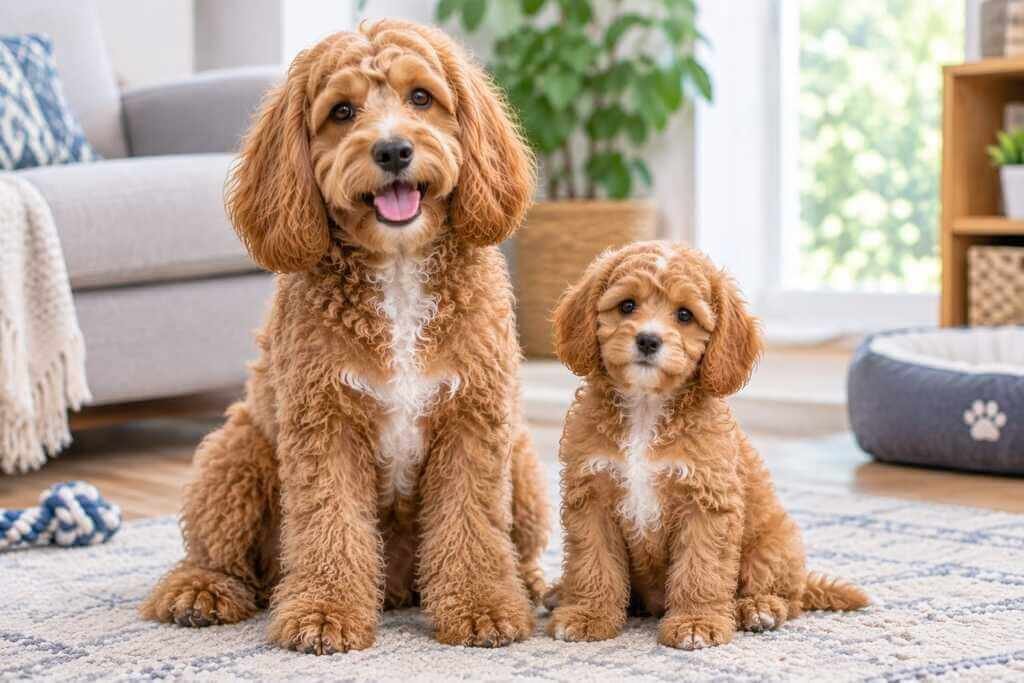 cavapoo toy vs miniature size