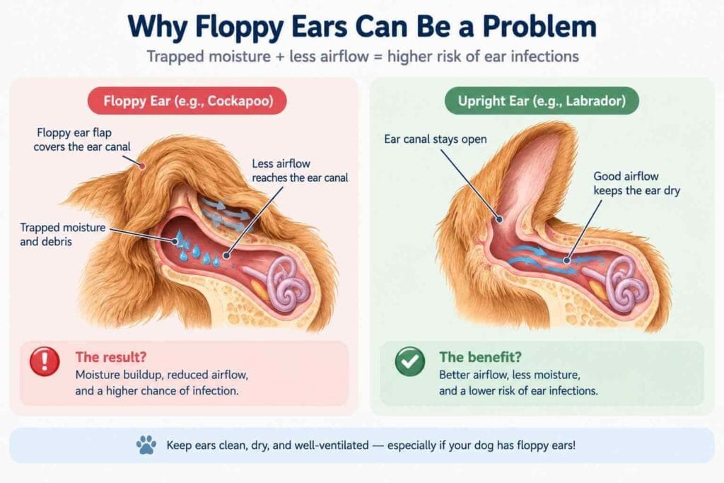cockapoo ear anatomy moisture trap