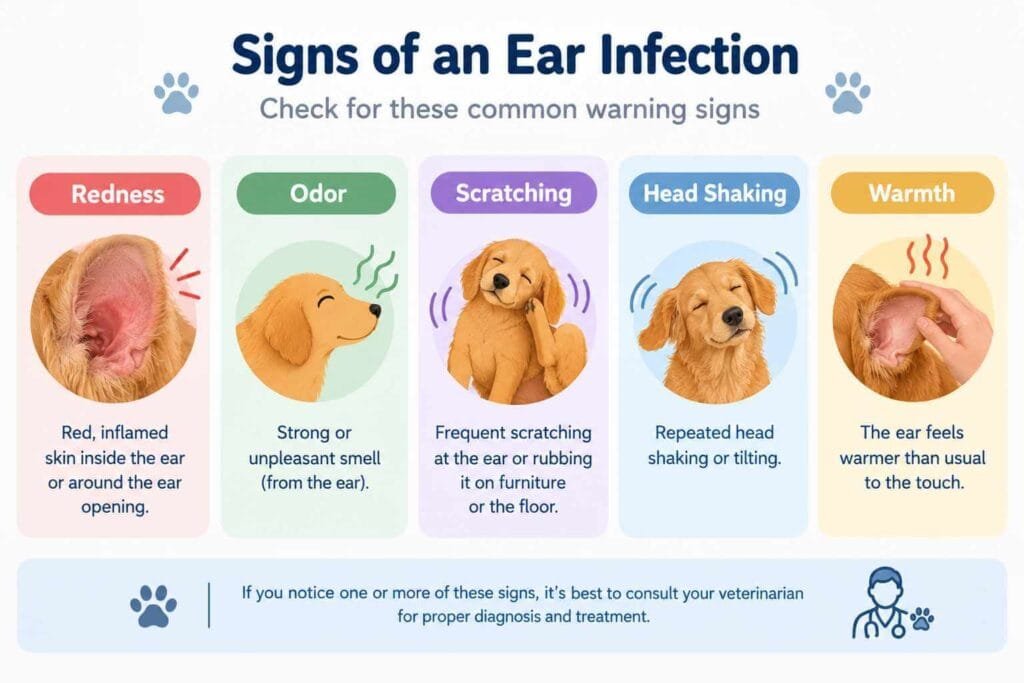cockapoo ear infection signs checklist