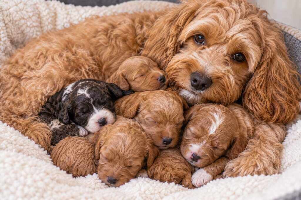newborn cockapoo puppy