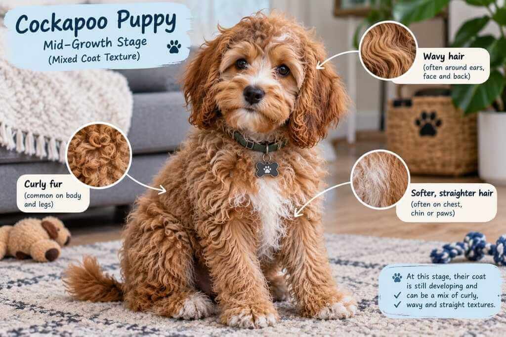 cockapoo puppy growth coat stage