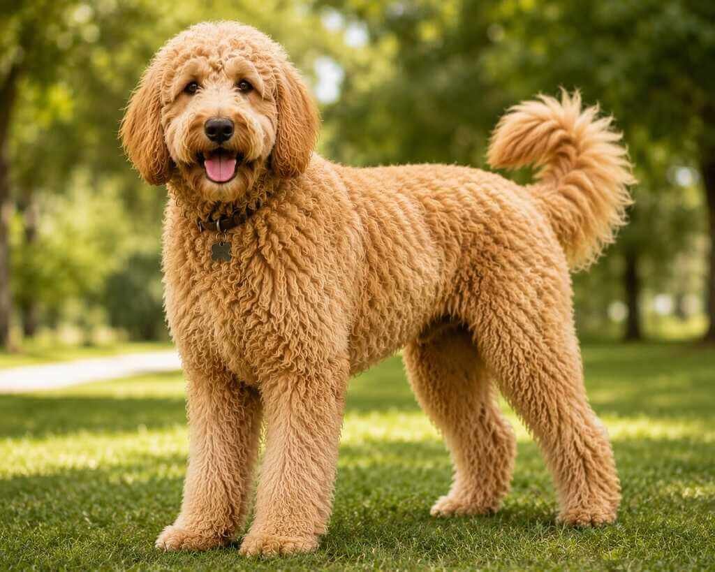 one year old goldendoodle