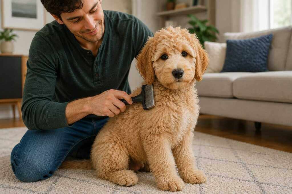 goldendoodle puppy allergen management