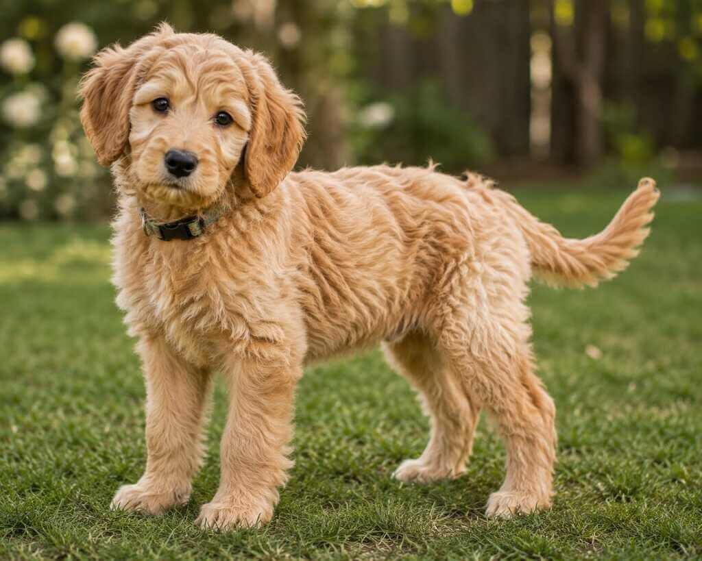 goldendoodle puppy coat transition