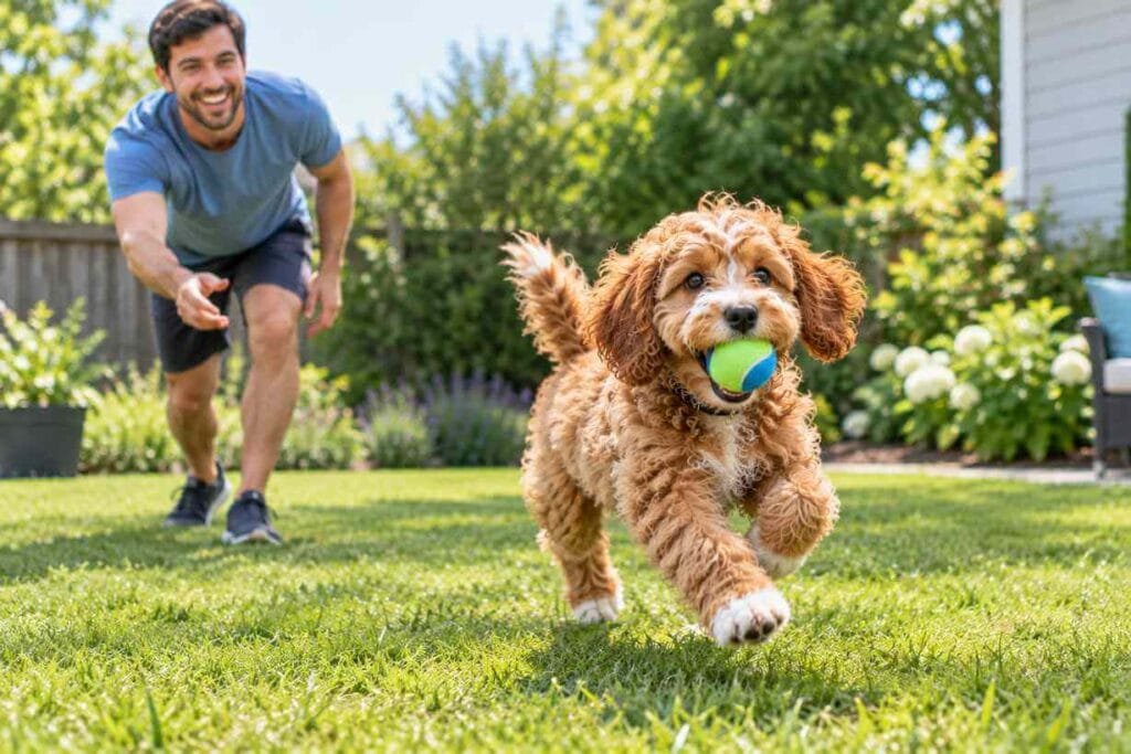puppy daytime exercise play